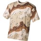 Preview: MFH US T-Shirt, halbarm, 6 Farben desert, Baumwolle 170 g/m²